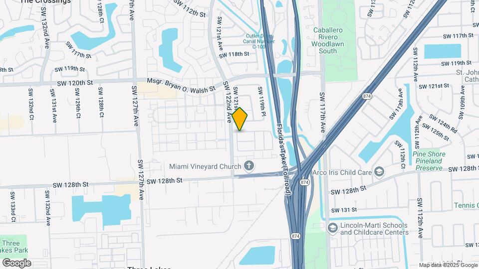 12427 SW 121st Ave Map and Location Details