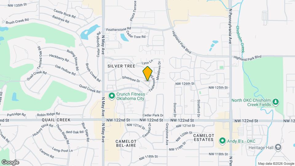 2611 Silvertree Dr Map and Location Details