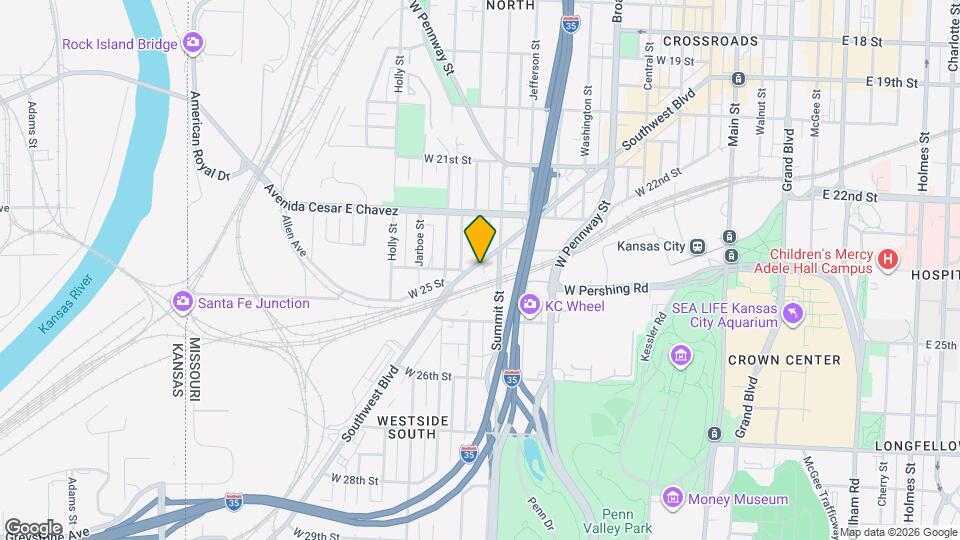 829 Southwest Blvd Map and Location Details