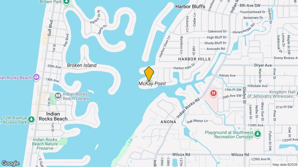 4495 Clearwater Harbor Dr Map and Location Details