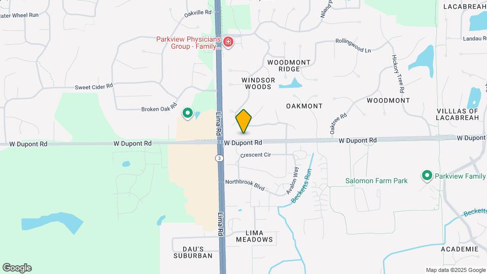 1532 W Dupont Rd Map and Location Details