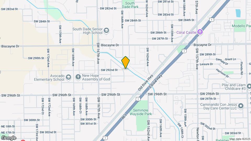 16280 SW 292nd St Map and Location Details