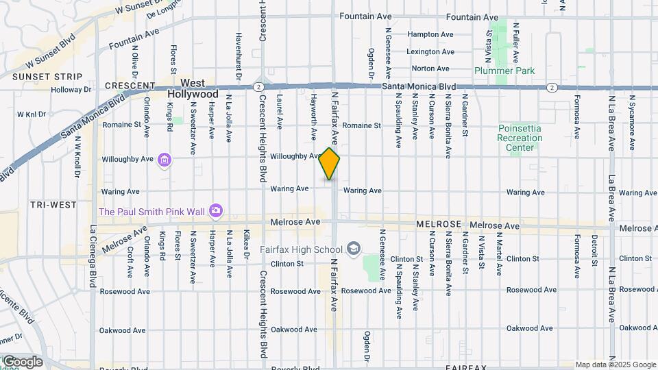 801 North Mapa y Detalles de la Ubicación