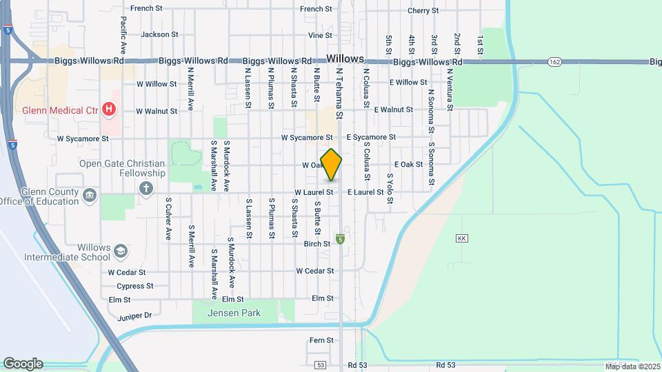 251 S Tehama St Map and Location Details