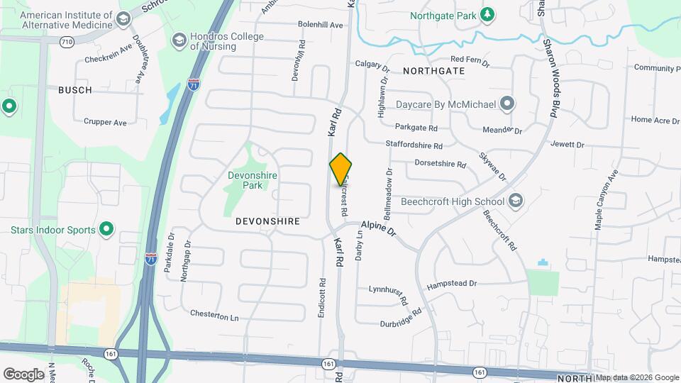 6259 Faircrest Rd Map and Location Details