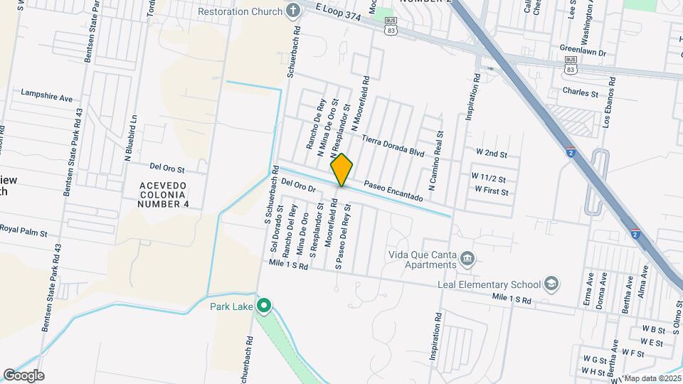215 S Moorefield Rd Map and Location Details