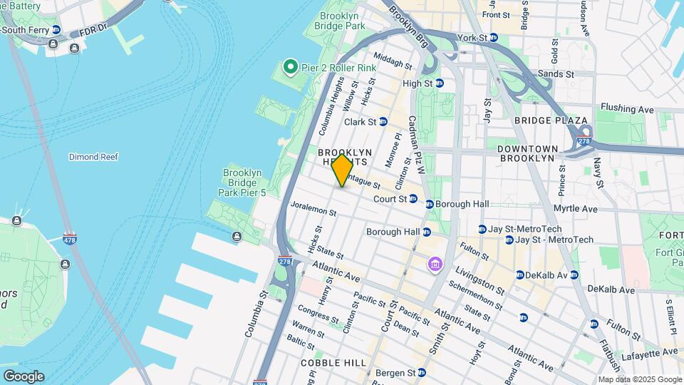 70 Remsen St Mapa y Detalles de la Ubicación