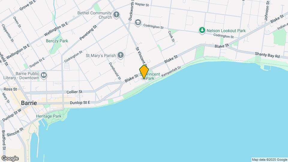 108 Kempenfelt Dr Map and Location Details