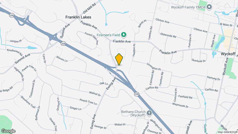 549 Ewing Ave Map and Location Details