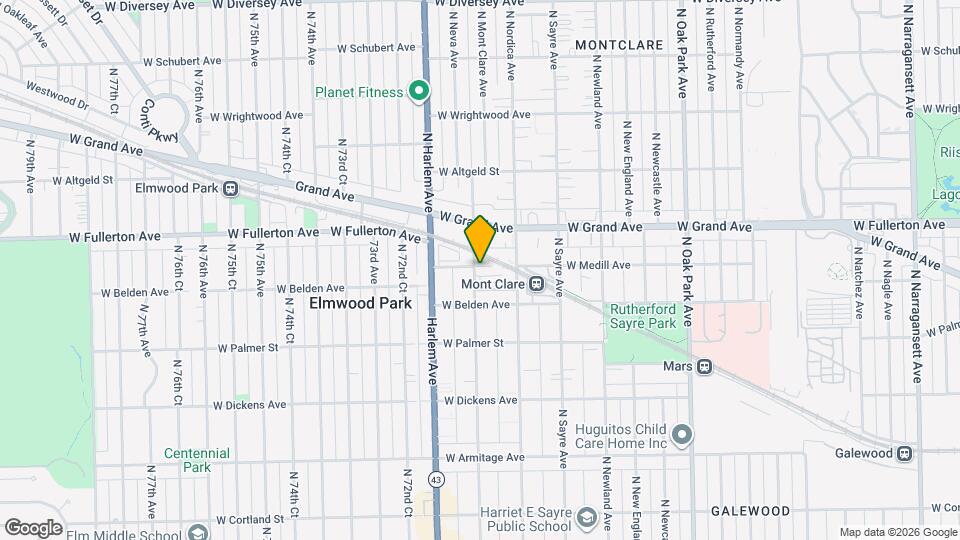 2325 N Neva Ave Map and Location Details