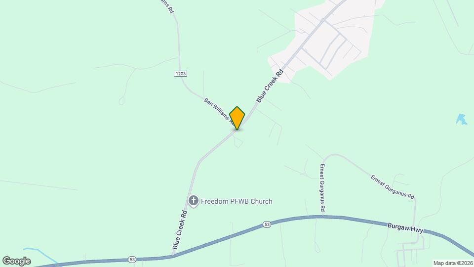 2211 Blue Creek Rd Map and Location Details