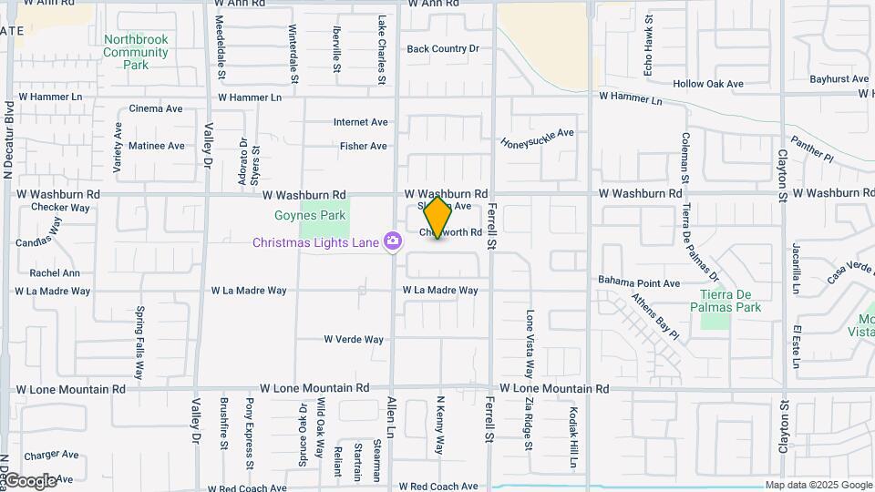 3506 Ocatillo Mesa Way Map and Location Details