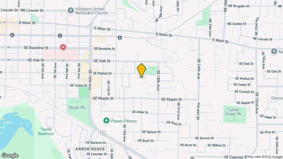 1632 SE Walnut St Map and Location Details