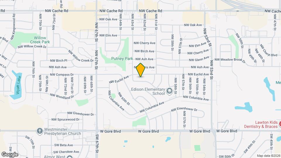 6115 NW Dearborn Ave Map and Location Details