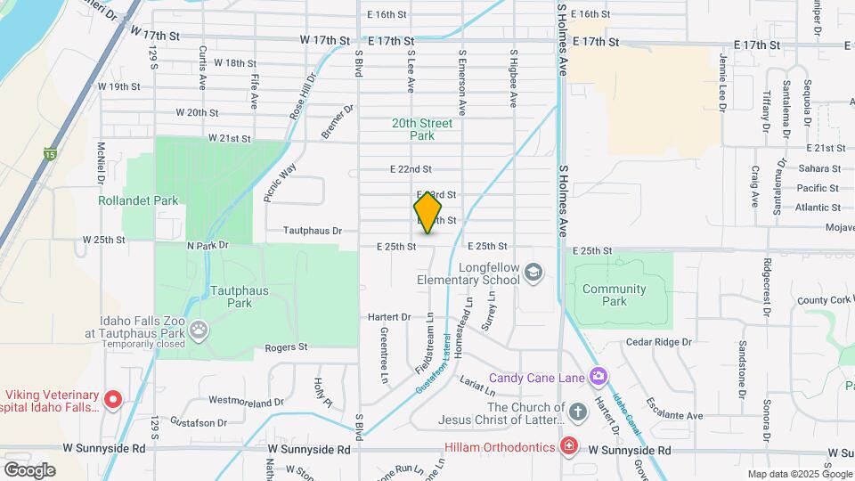 225 E 25th St Map and Location Details