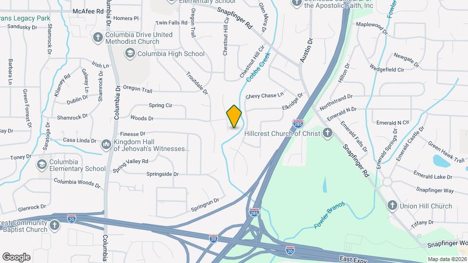 2262 Cobb Creek Dr Mapa y Detalles de la Ubicación