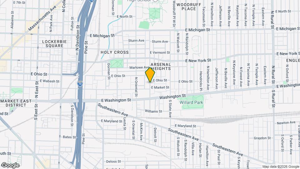 113 N Arsenal Ave Map and Location Details