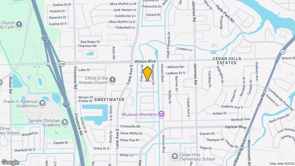 6724 Zircon Dr Map and Location Details