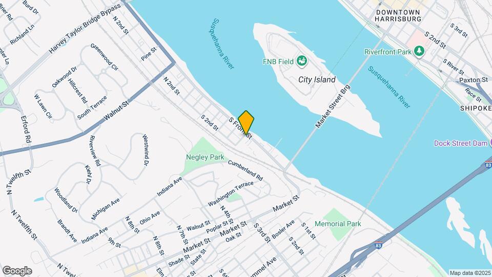 302 S Front St Map and Location Details