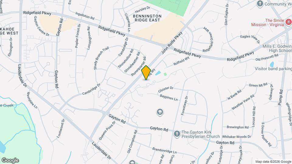 10716 Oceana Ct Map and Location Details