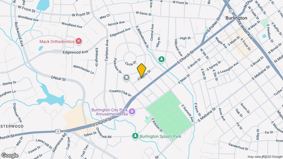 1214 Franklin St Map and Location Details