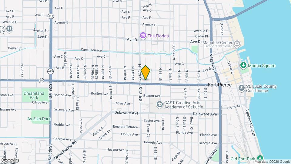 1218 Orange Ave Map and Location Details
