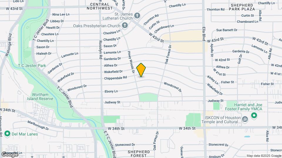 1522 Woodcrest Dr Map and Location Details