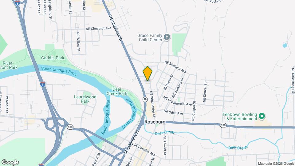 576 NE Winchester St Map and Location Details