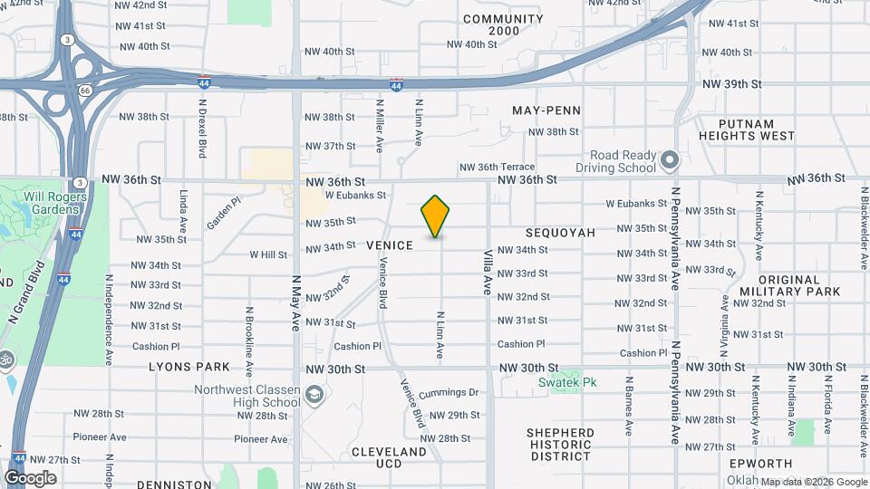 2605 NW 34th St Map and Location Details