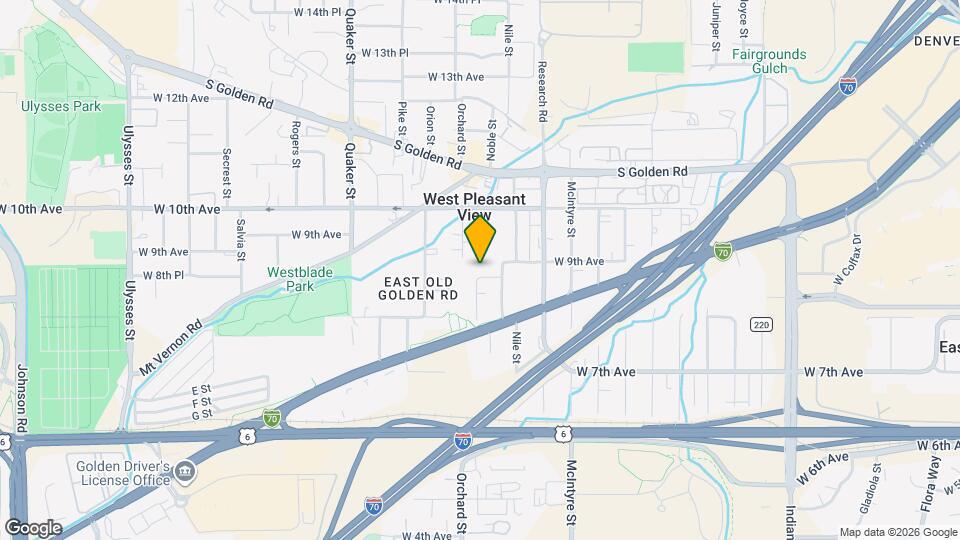 15907 W 8th Pl Map and Location Details