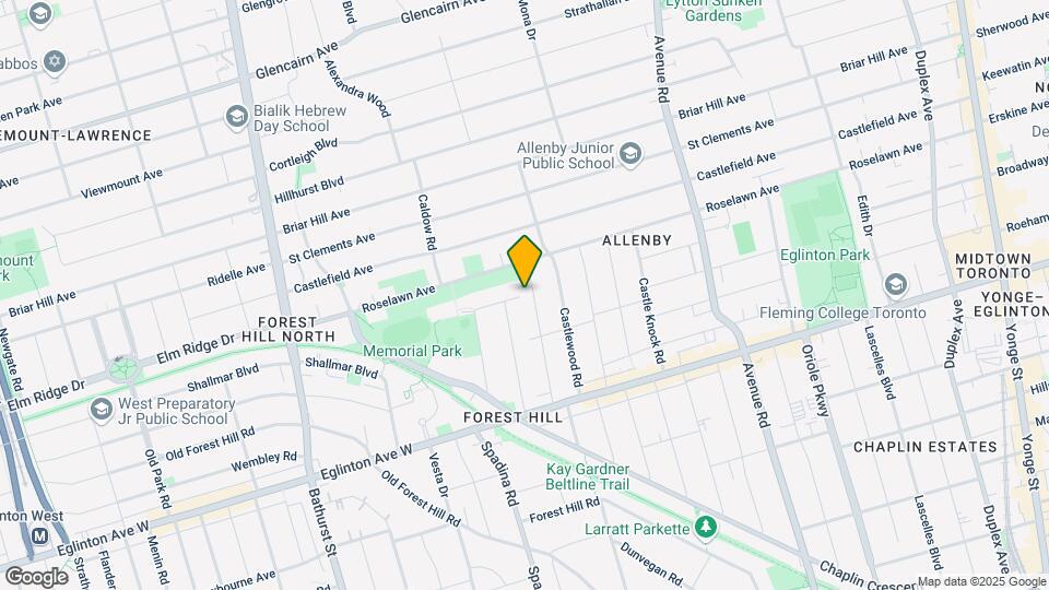 134 Latimer Ave Map and Location Details