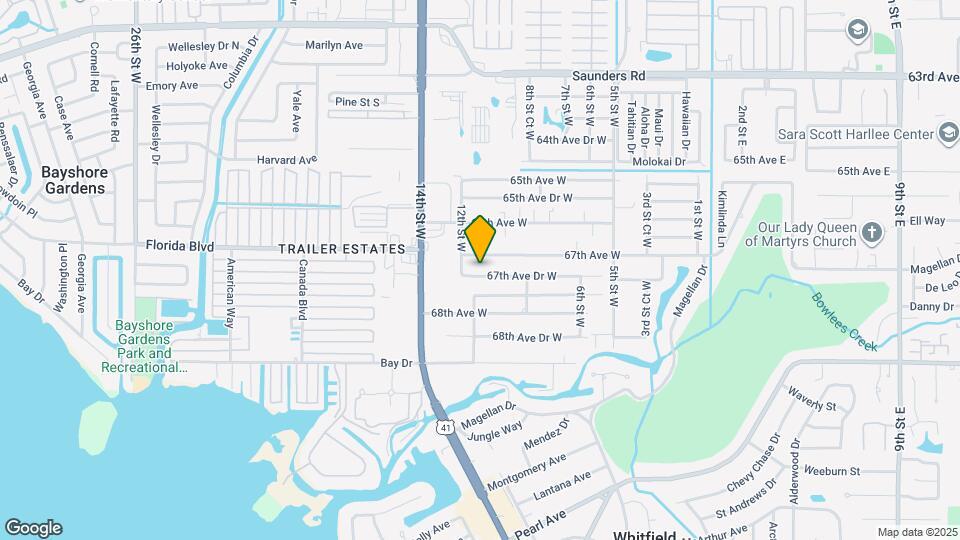 1011 67th Avenue Dr W Map and Location Details