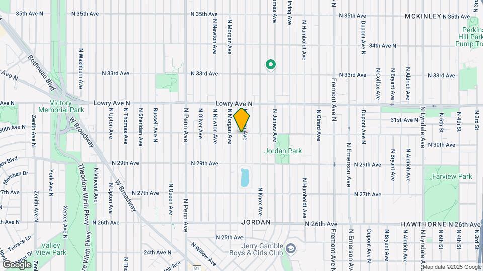 2955 N Logan Ave Map and Location Details
