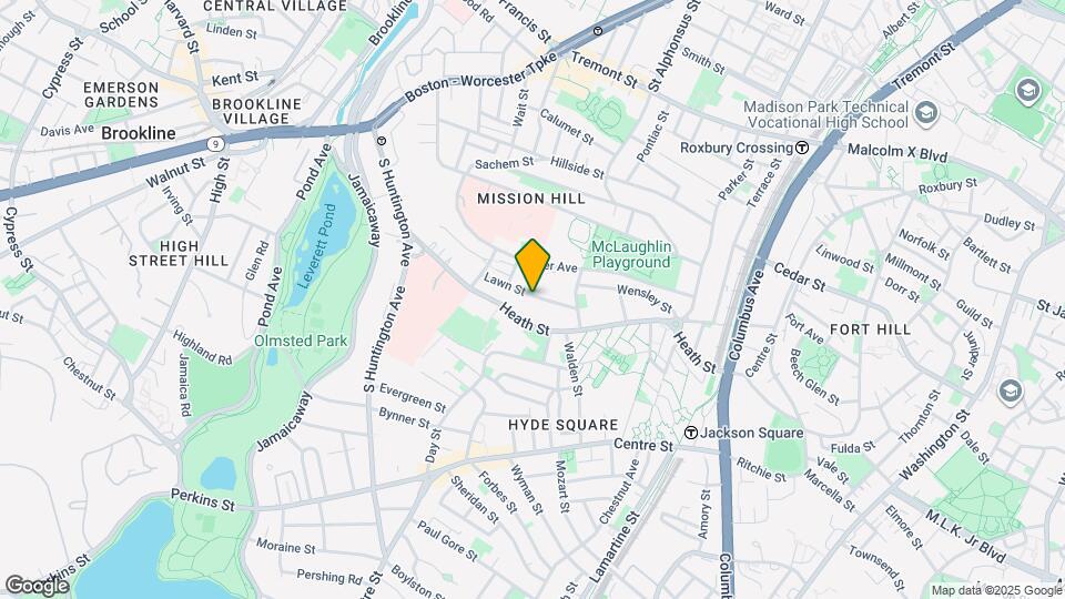 54 Lawn St Map and Location Details