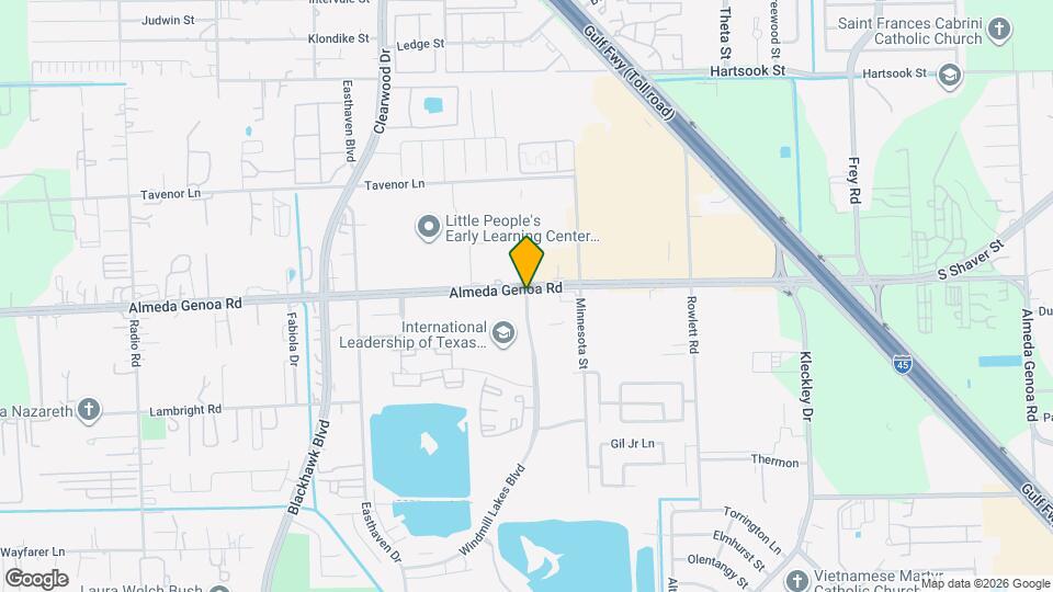 9835 Windmill Lakes Blvd Mapa y Detalles de la Ubicación