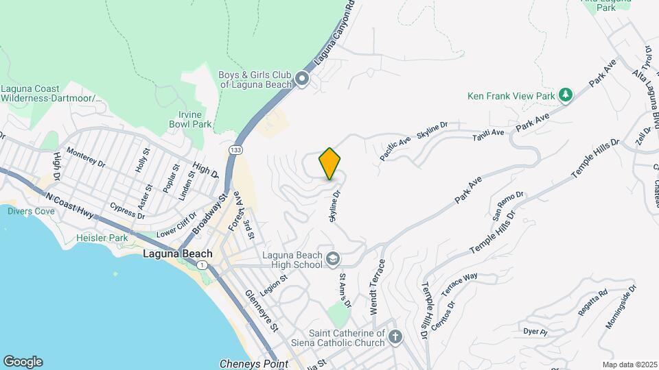 1220 Anacapa Way Map and Location Details