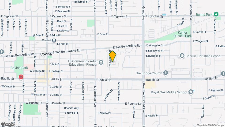 322 N Prospero Dr Map and Location Details