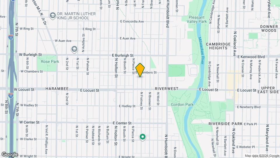 2951-51A N Fratney St Mapa y Detalles de la Ubicación