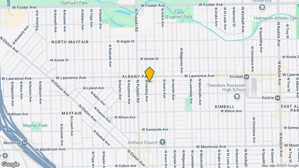 4737 N Harding Ave, Unit #1 Map and Location Details