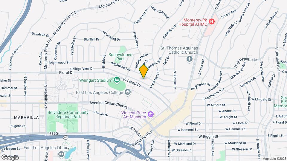 1301 College View Dr Map and Location Details