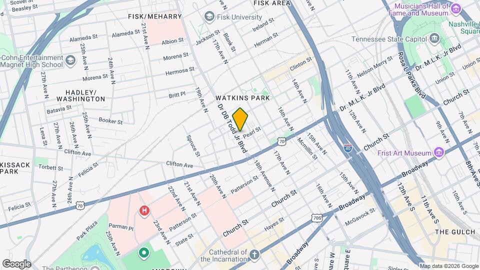 502 Dr DB Todd Jr Blvd Map and Location Details