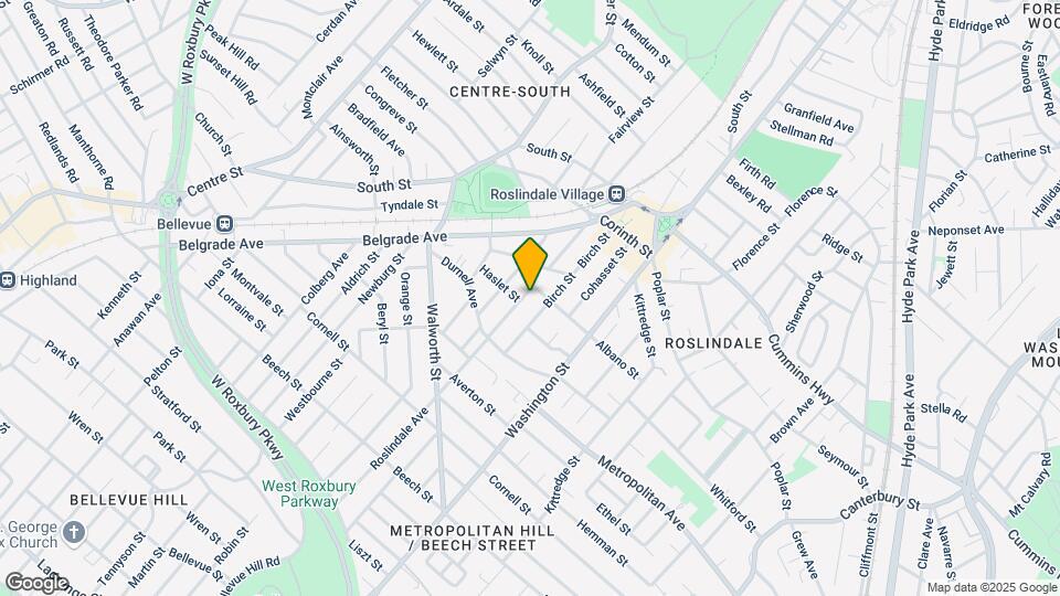 84 Roslindale Ave Map and Location Details