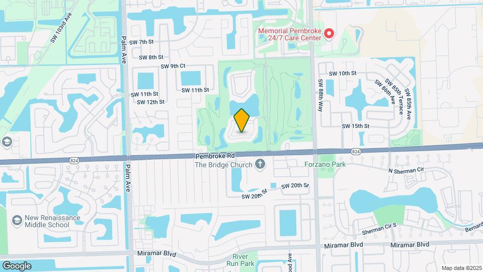 9720 S Hollybrook Lake Dr Map and Location Details
