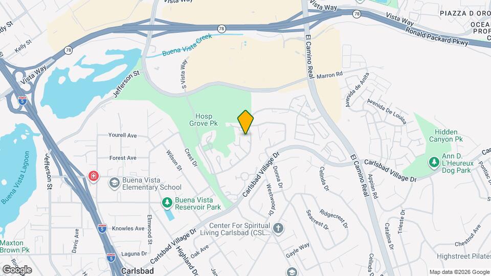 2126 Pine Crest Way Map and Location Details