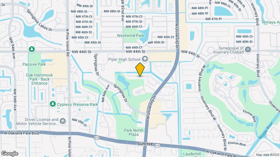 7954 NW 41st Ct Mapa y Detalles de la Ubicación