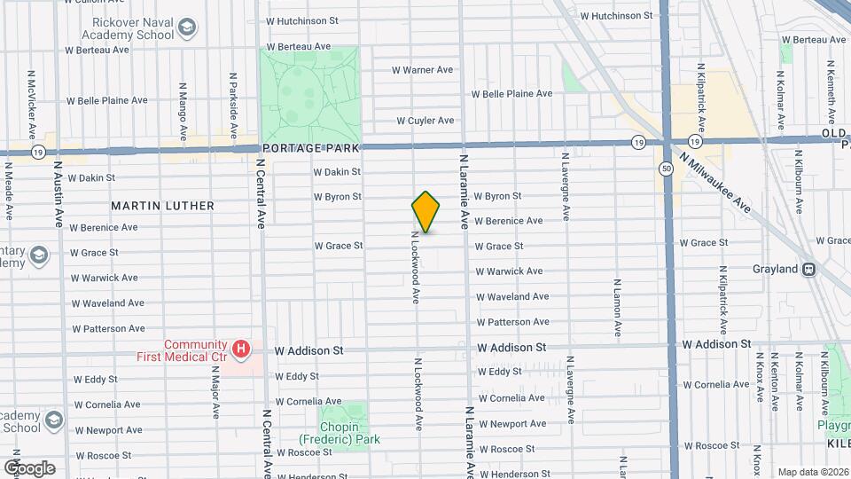 5250 W Grace St Map and Location Details