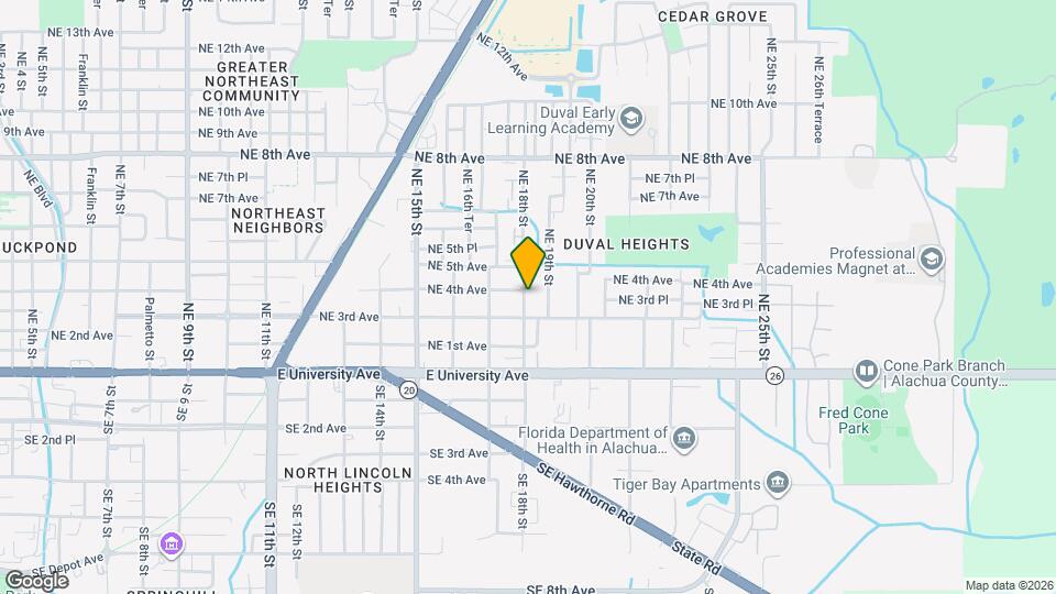 325 NE 18th St Map and Location Details