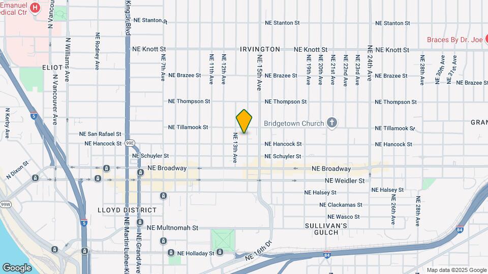 1927 NE 14th Ave Map and Location Details