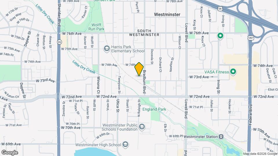 7309 Bradburn Blvd Map and Location Details