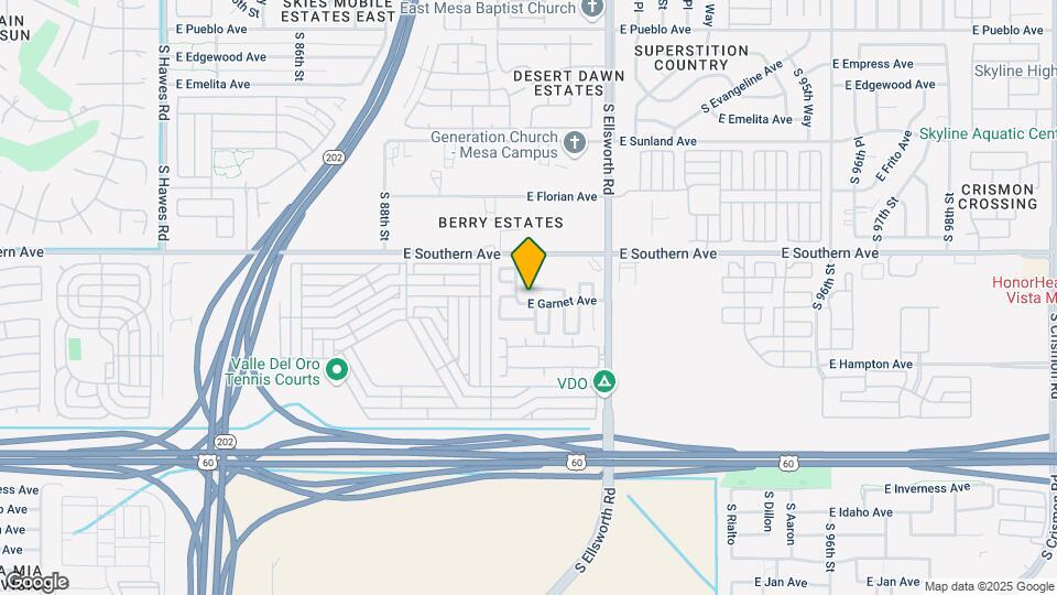 9038 E Garnet Ave Map and Location Details